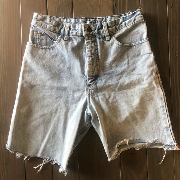 Guess Georges Marciano high rise cut off jean shorts women's size 29 - Picture 1 of 8